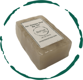 BeNat All-Natural Pet Shampoo Bar - Organic Oat & Lavender Dog Soap for Itchy Skin Relief, Deep Cleansing & Conditioning, Eco-Friendly
