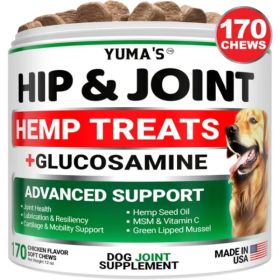 Hemp Hip and Joint Supplement for Dogs Glucosamine for Dogs Joint Pain Relief with MSM Advanced Dog Joint Supplement Health Glucosamine for Dogs (Option: 1pc)