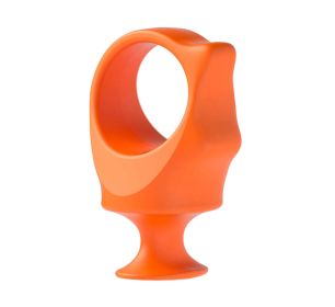 BiteBlock Small - Pets 5-15 lbs- How to brush dog teeth (Color: Orange)